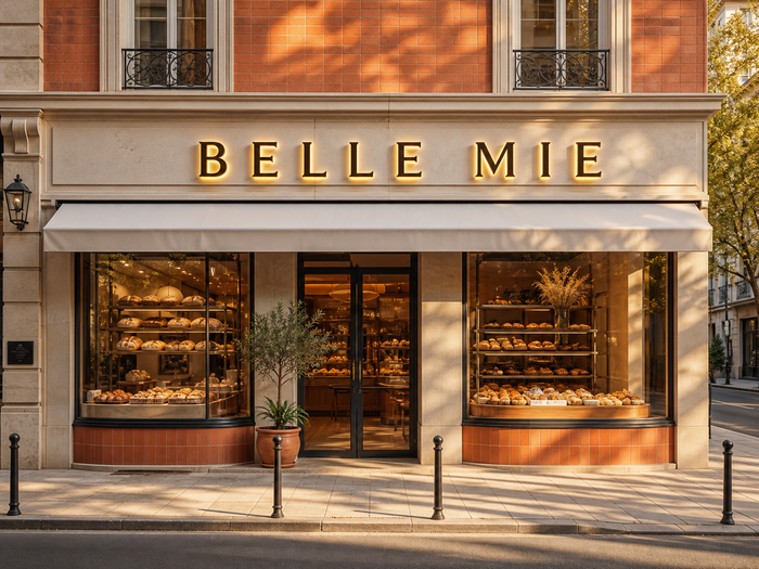 Lettres lumineuses en devanture