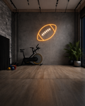Néon LED Ballon de football américain allumé