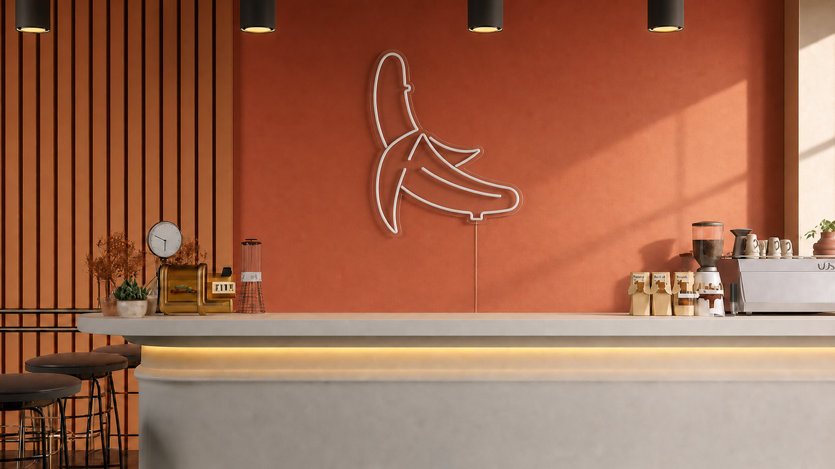 Néon Banane éteint