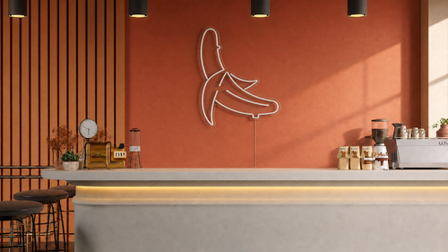 Néon Banane éteint