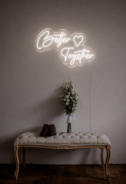 Néon Better Together allumé