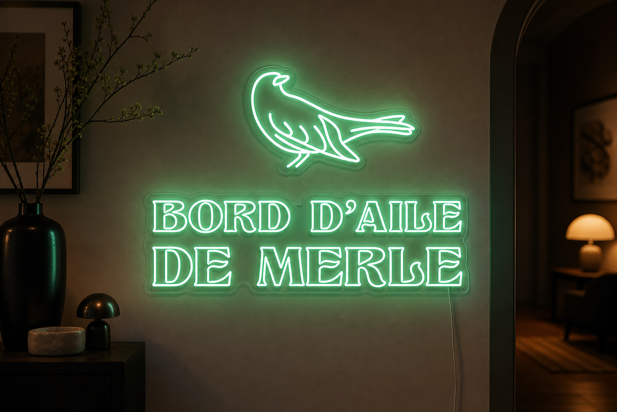 Néon LED Bord d'aile de merle
