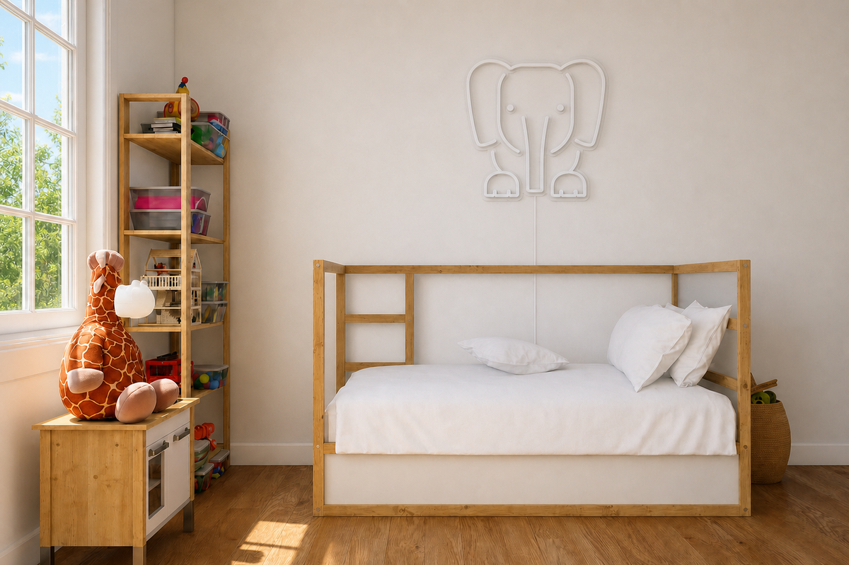 Néon Éléphant éteint