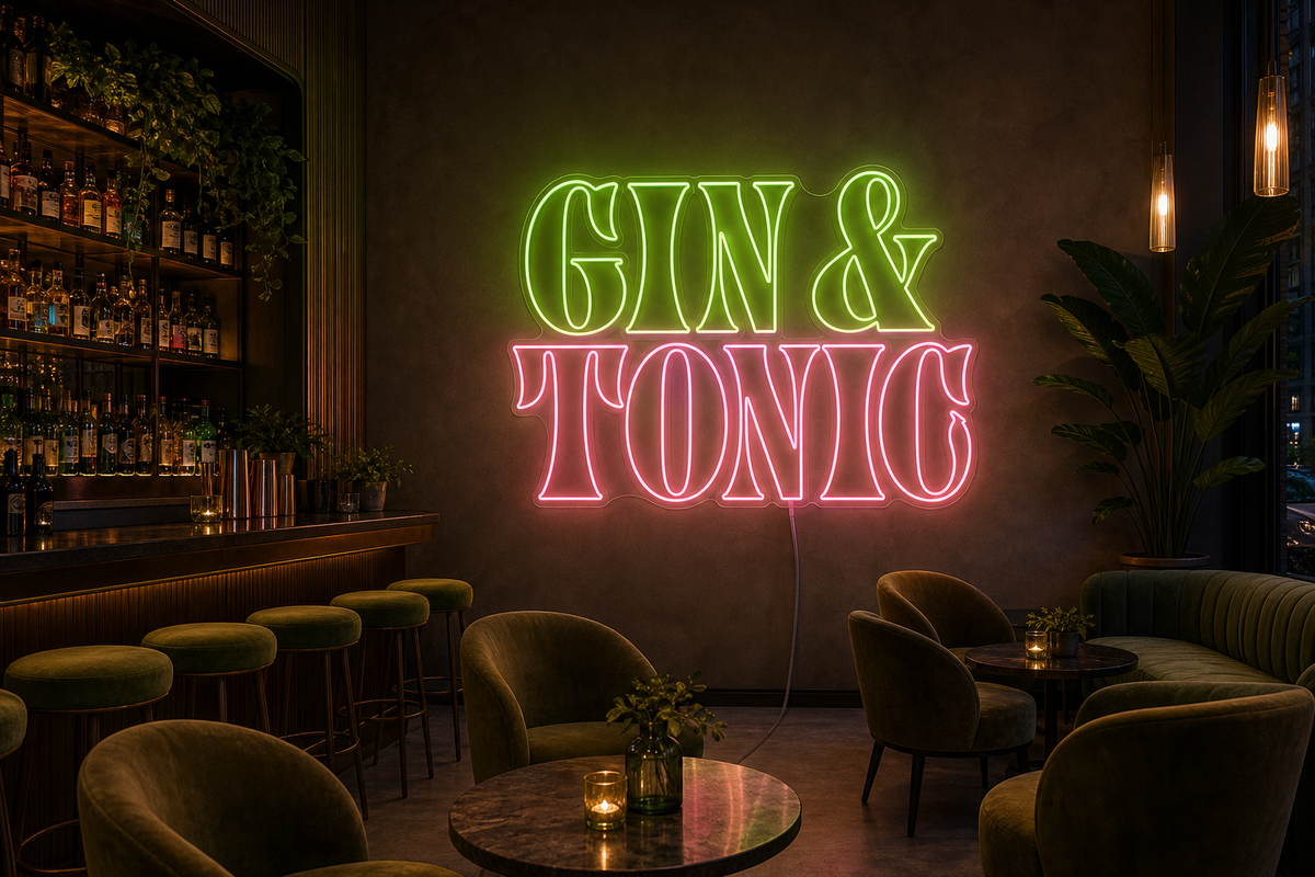 Néon LED Gin And Tonic