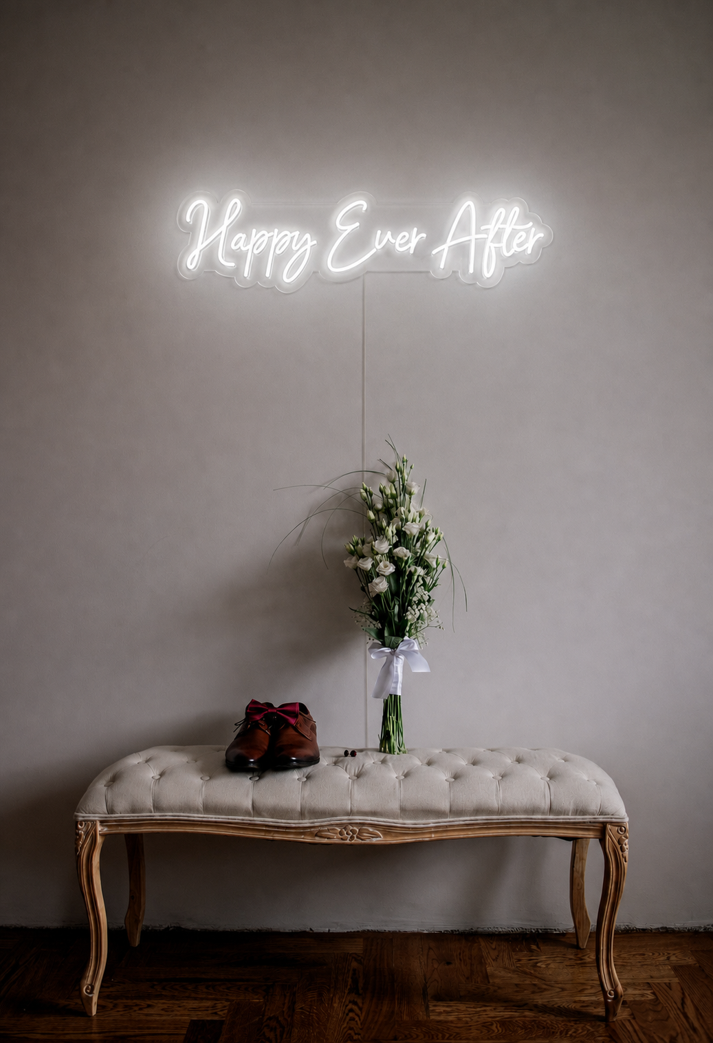 Néon Happy Ever After allumé