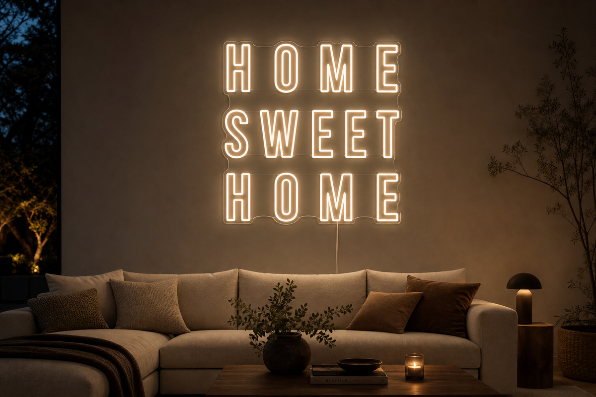 Néon LED Home Sweet Home