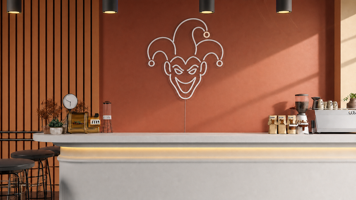 Néon Joker éteint