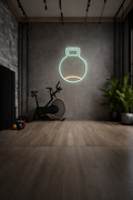Néon LED Kettlebell allumé