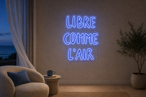 Néon LED Libre comme l'air