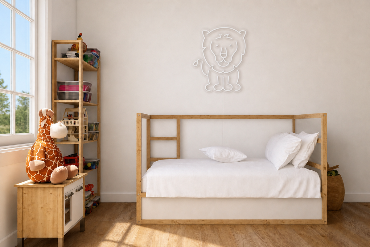 Néon Lion éteint