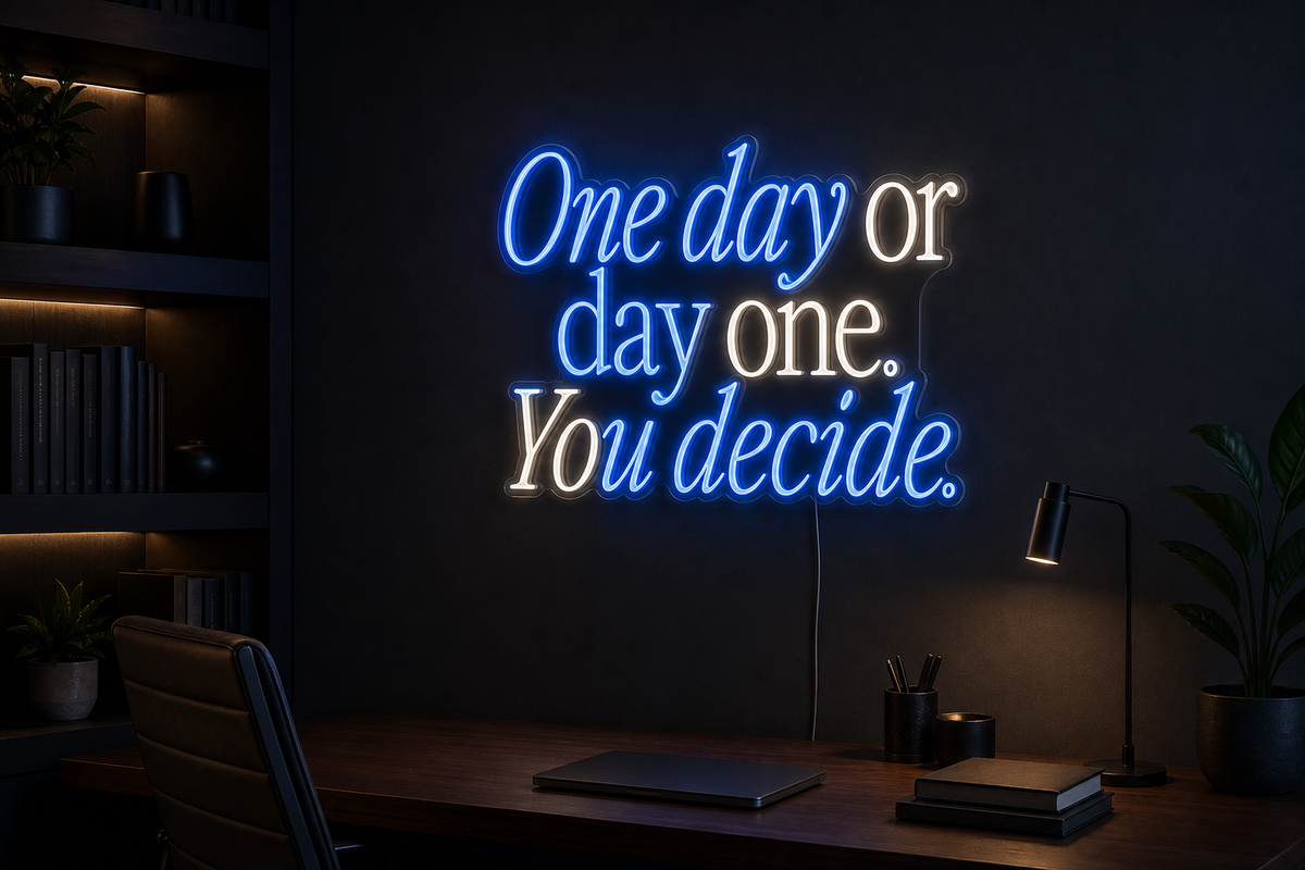 Néon LED One Day Or Day One