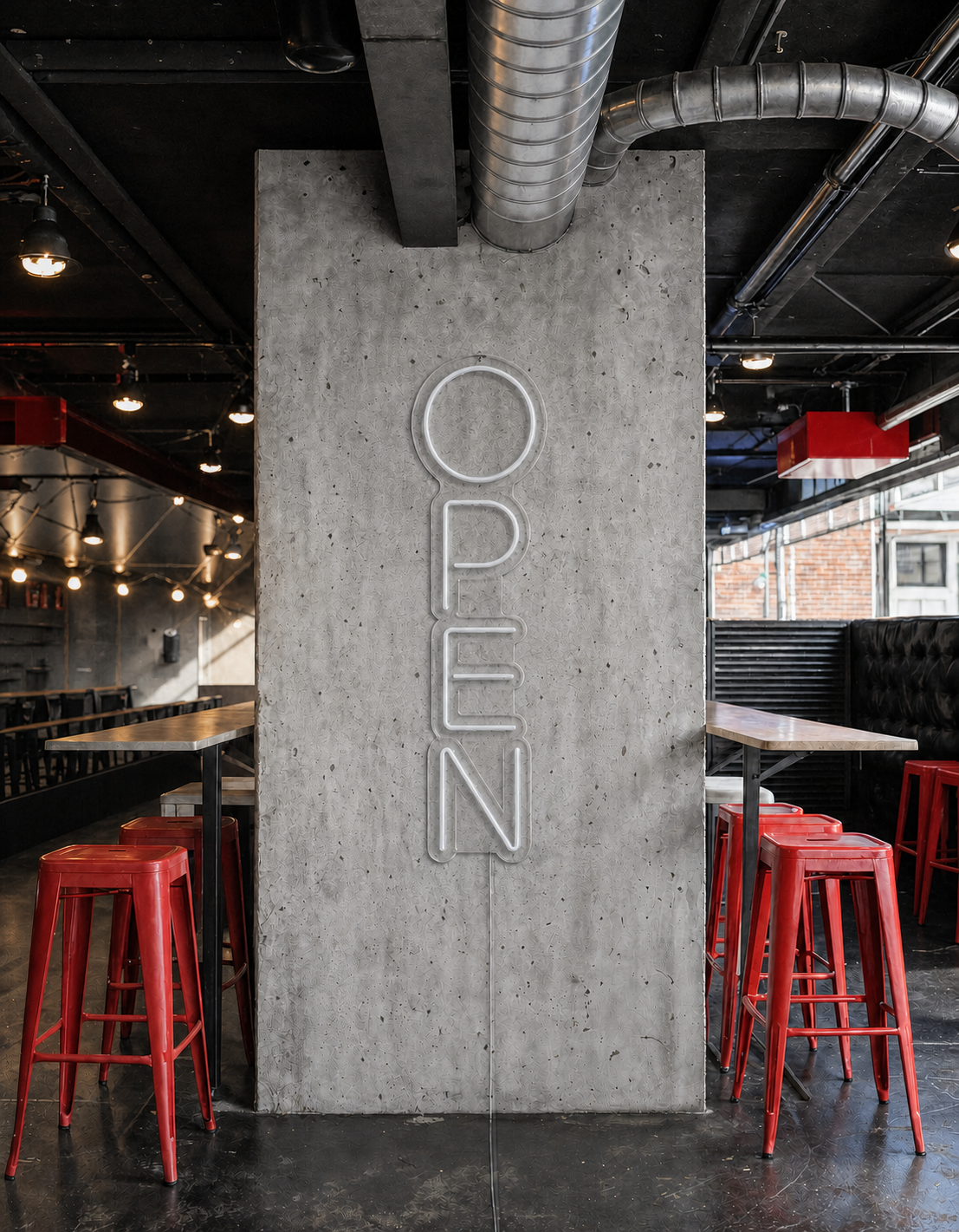 Néon Open éteint