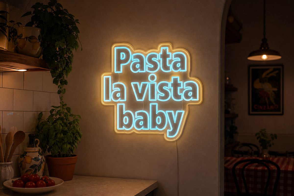 Néon LED Pasta La Vista Baby