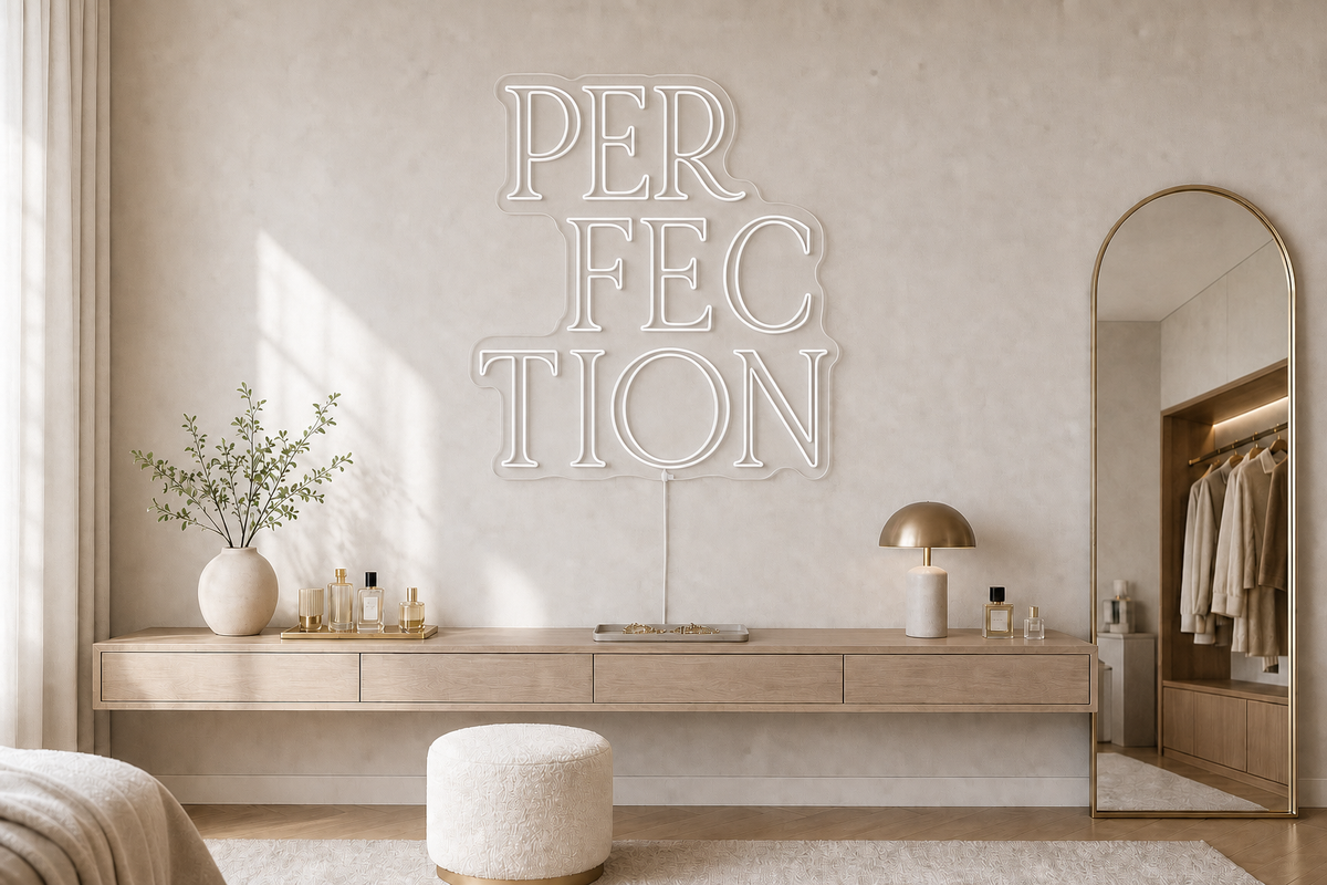 Néon LED Perfection éteint