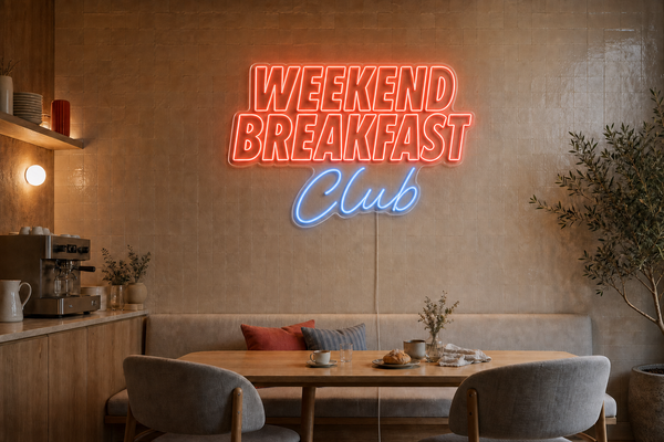 Néon LED Weekend Breakfast Club