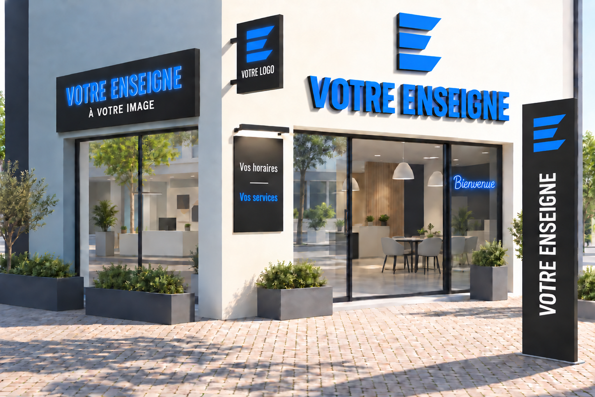 Tous nos types d'enseignes lumineuses