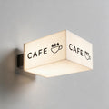 Enseigne caisson lumineux double face