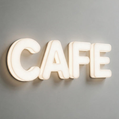 Enseigne lettres acryliques lumineuses